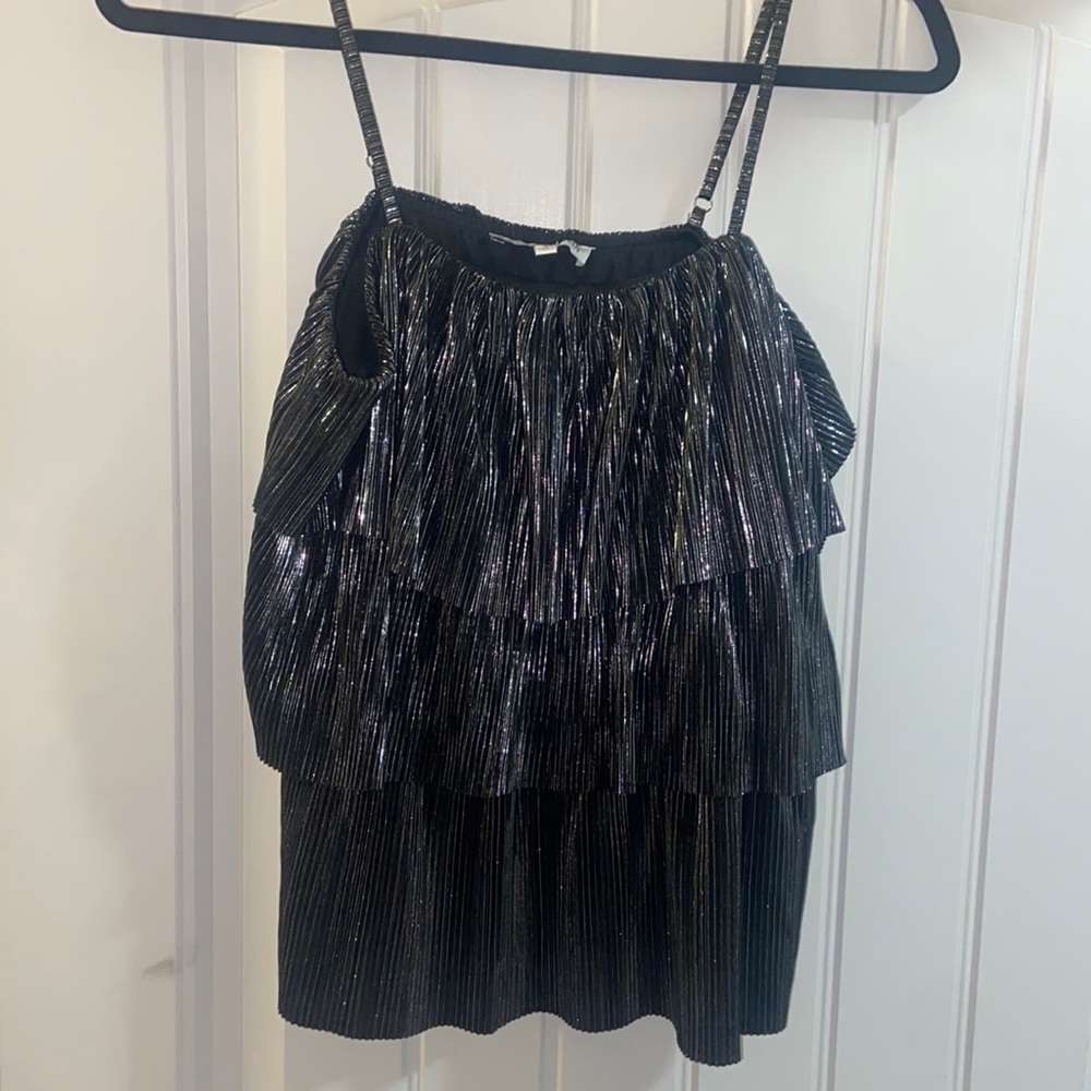 Boutique layered ruffle top!